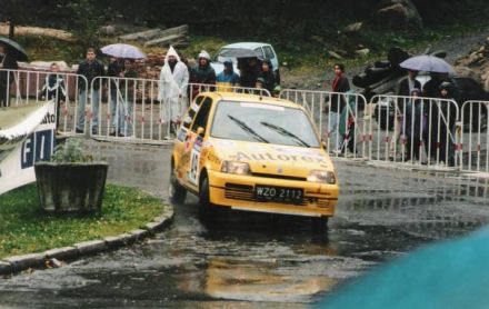 Jacek Sikora i Marek Kaczmarek - Fiat Cinquecento Sporting.